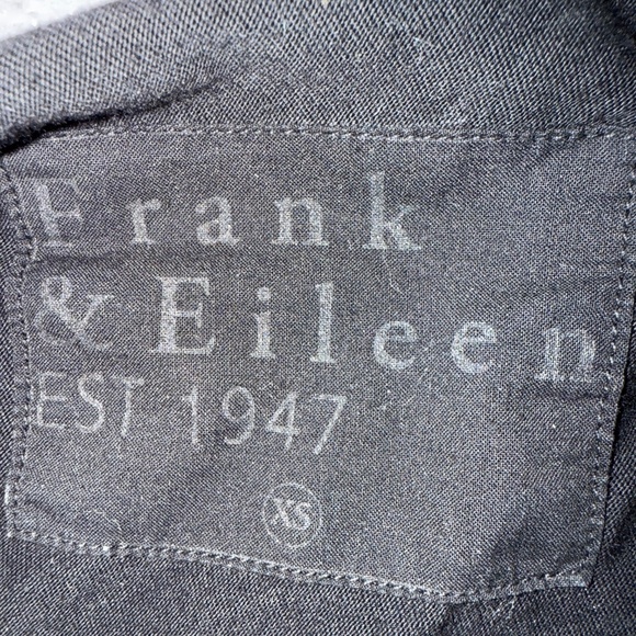 Frank & Eileen Black Women's capelet mock neck / funnel neck Top - Picture 2 of 3